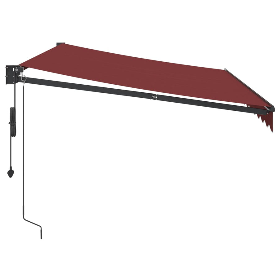 Luifel Automatisch Uittrekbaar 350 x 250 cm Bordeauxrood