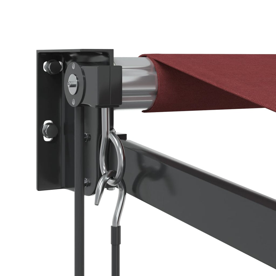 Luifel Automatisch Uittrekbaar 350 x 250 cm Bordeauxrood