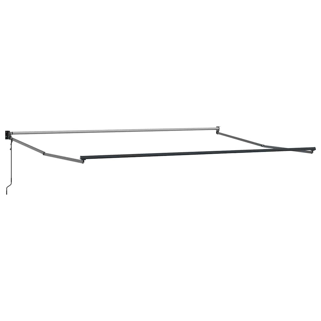 Luifel Automatisch Uittrekbaar 400X300 Cm Bordeauxrood Bordeaux (Lijst Antraciet) 4 x 3 m