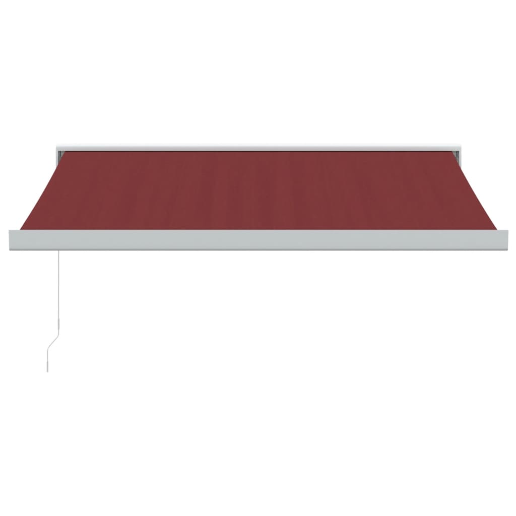 Luifel handmatig uittrekbaar 300x250 cm bordeauxrood