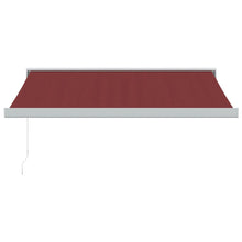Luifel handmatig uittrekbaar 300x250 cm bordeauxrood