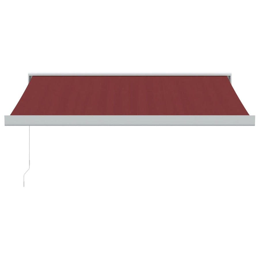 Luifel handmatig uittrekbaar 300x250 cm bordeauxrood