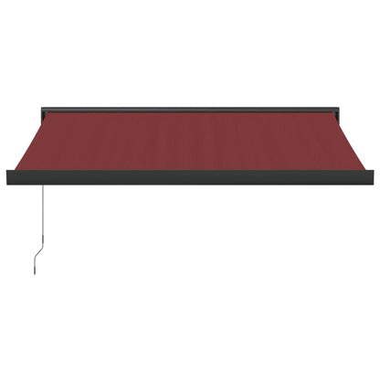 Luifel handmatig uittrekbaar 300x250 cm bordeauxrood