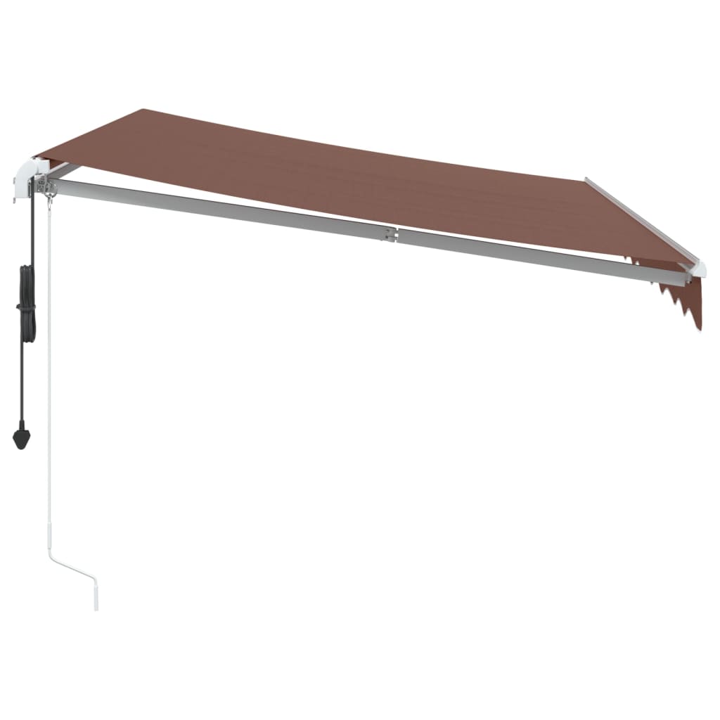 Luifel automatisch uittrekbaar 300x250 cm bruin