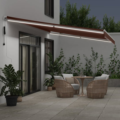 Luifel Automatisch Uittrekbaar Met Led 600 x 350 cm