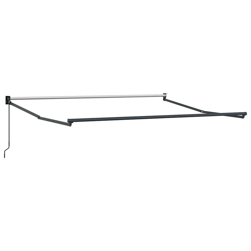 Luifel Handmatig Uittrekbaar 300X250 Cm Bruin 3 x 2.5 m