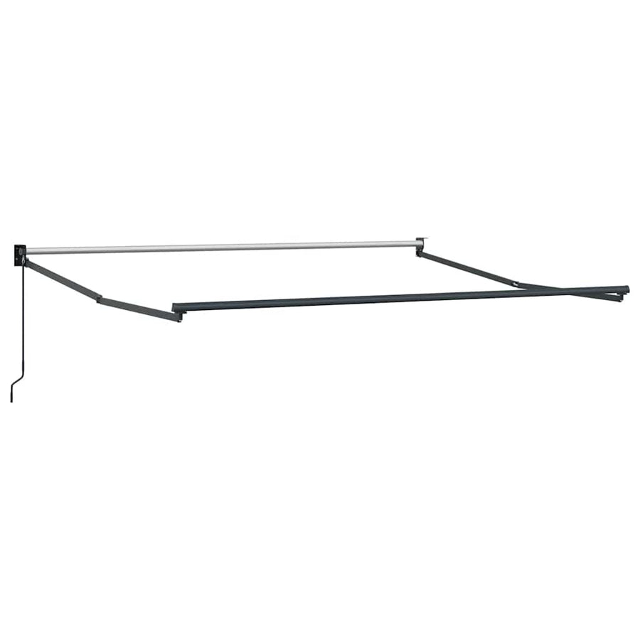 Luifel Handmatig Uittrekbaar 300X250 Cm Bruin 3 x 2.5 m