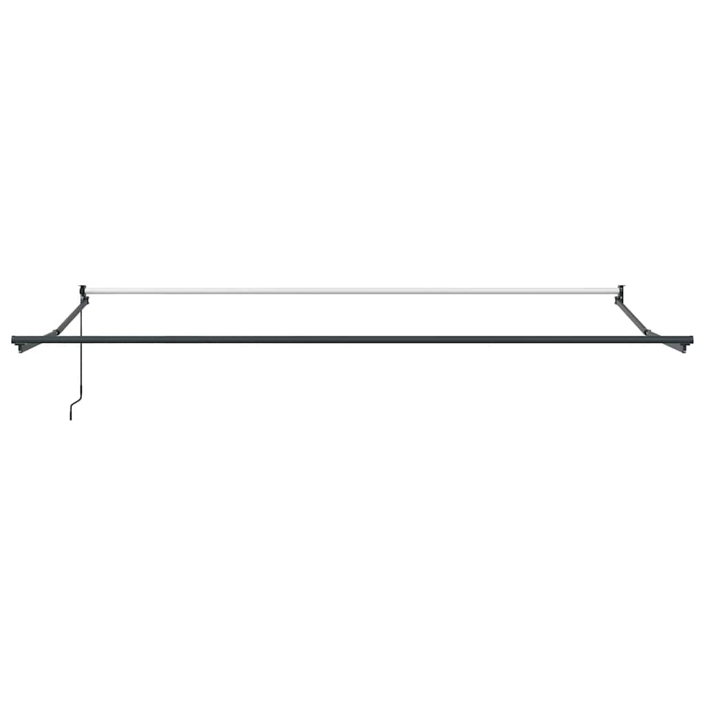 Luifel handmatig uittrekbaar 400x300 cm bruin