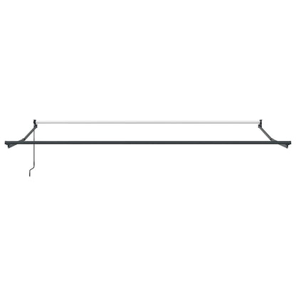 Luifel handmatig uittrekbaar 450x300 cm bruin