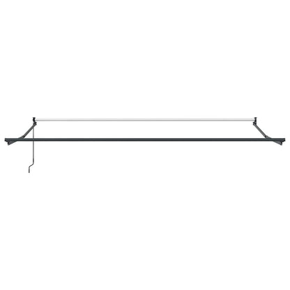 Luifel handmatig uittrekbaar 500x300 cm bruin