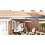 Luifel uittrekbaar 300x250 cm bruin