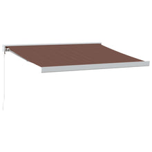 Luifel handmatig uittrekbaar 300x250 cm bruin