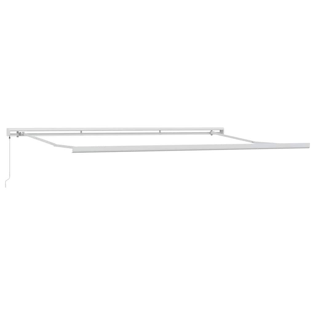 Luifel handmatig uittrekbaar 450x300 cm bruin