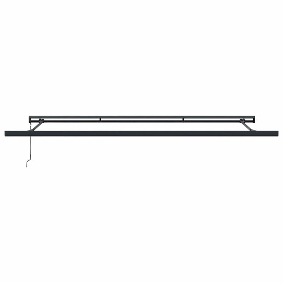 Luifel handmatig uittrekbaar 450x300 cm bruin