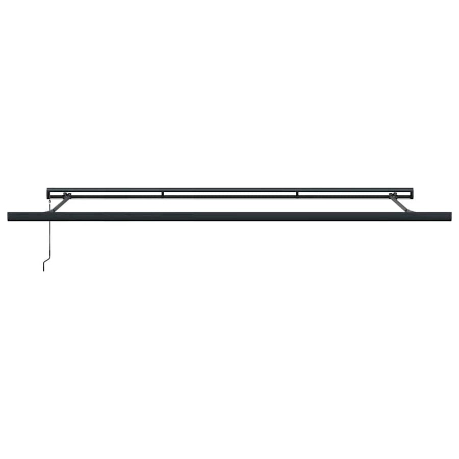 Luifel handmatig uittrekbaar 500x300 cm bruin