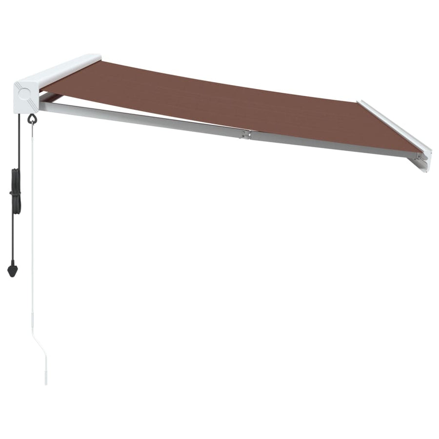 Luifel automatisch uittrekbaar 300x250 cm bruin