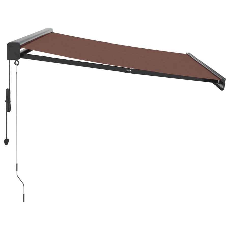 Luifel automatisch uittrekbaar 300x250 cm bruin