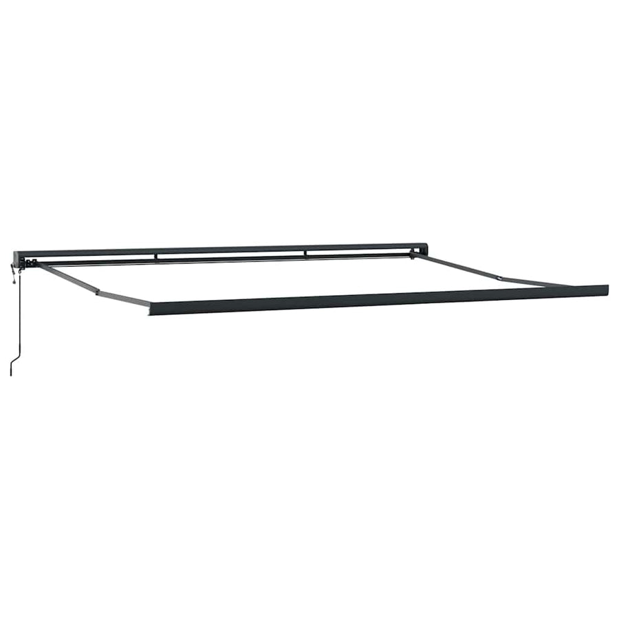 Luifel automatisch uittrekbaar 500x300 cm bruin