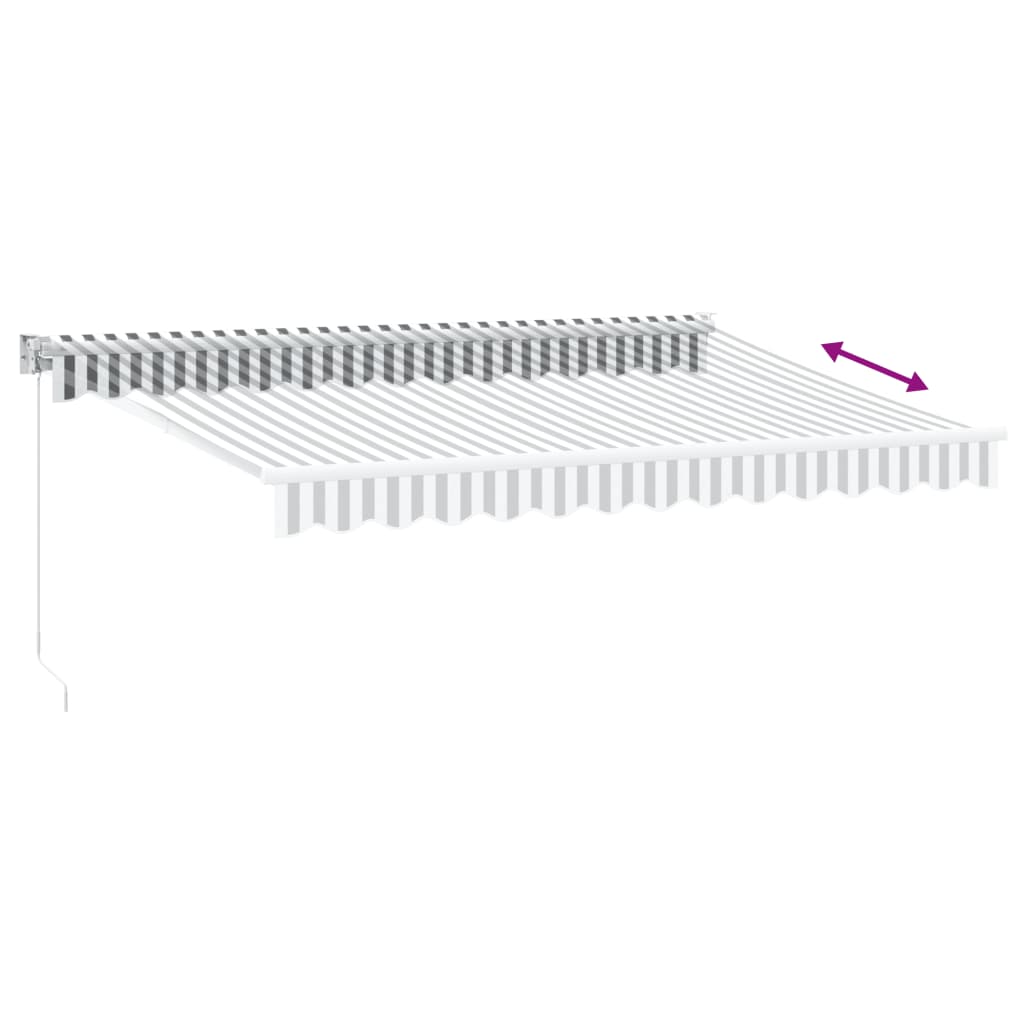 Luifel Uittrekbaar 3,5X2,5 M Stof En Aluminium 3.5 x 2.5 m