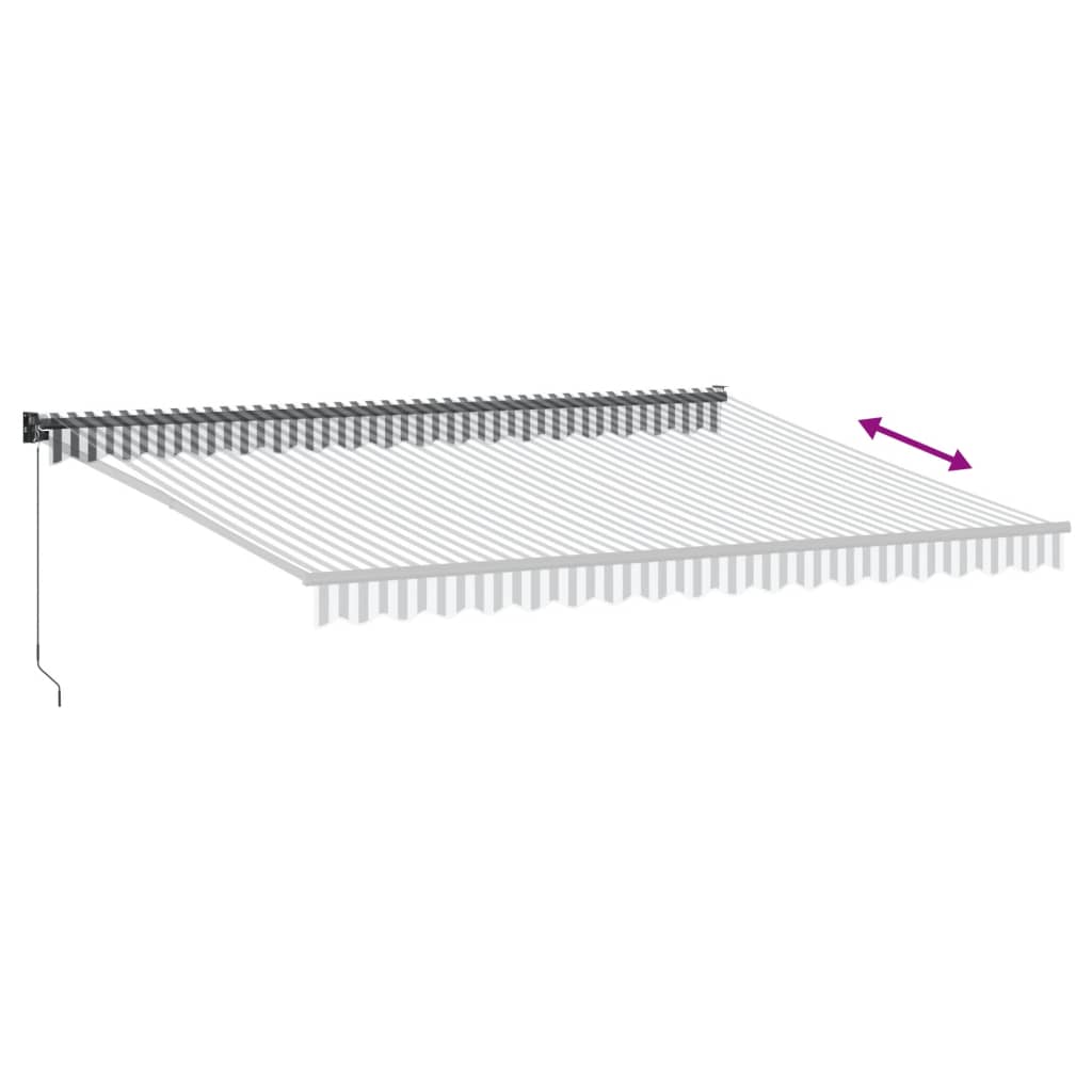 Luifel Uittrekbaar 4,5X3 M Stof En Aluminium En 4.5 x 3 m