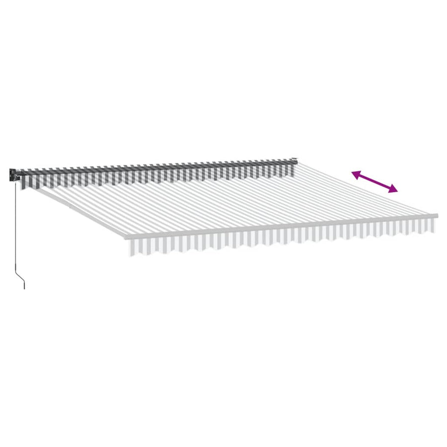 Luifel Uittrekbaar 4,5X3 M Stof En Aluminium En 4.5 x 3 m