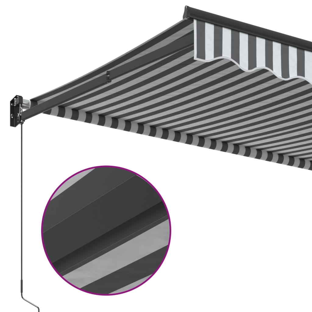 Luifel Uittrekbaar 4,5X3 M Stof En Aluminium En 4.5 x 3 m