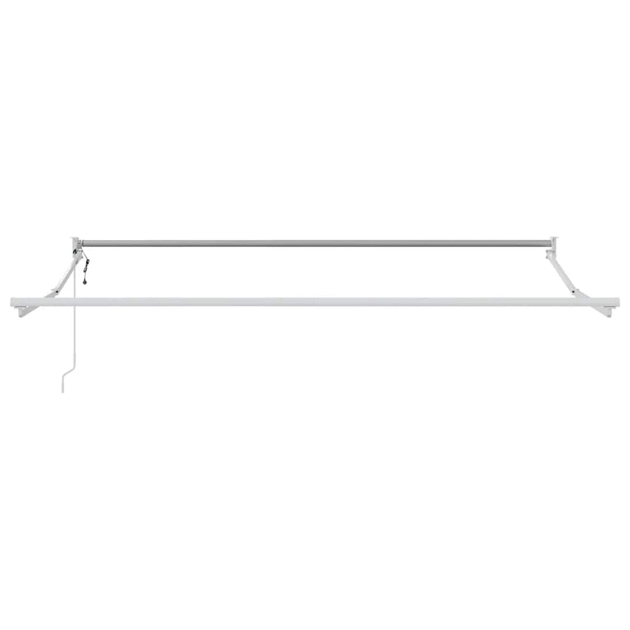 Luifel Uittrekbaar 3X2,5 M Stof En Aluminium Antraciet En Wit 3 x 2.5 m
