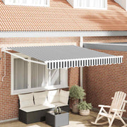 Uittrekbare luifel 300x250 cm antraciet wit