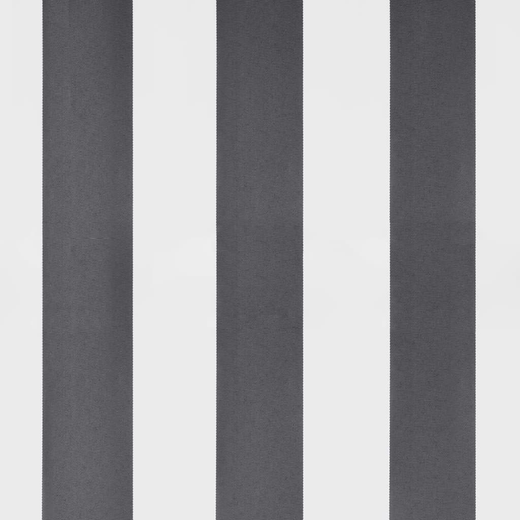 Luifel Uittrekbaar 4,5X3 M Stof En Aluminium Antraciet En Wit Anthracite And White (White Frame) 4.5 x 3 m