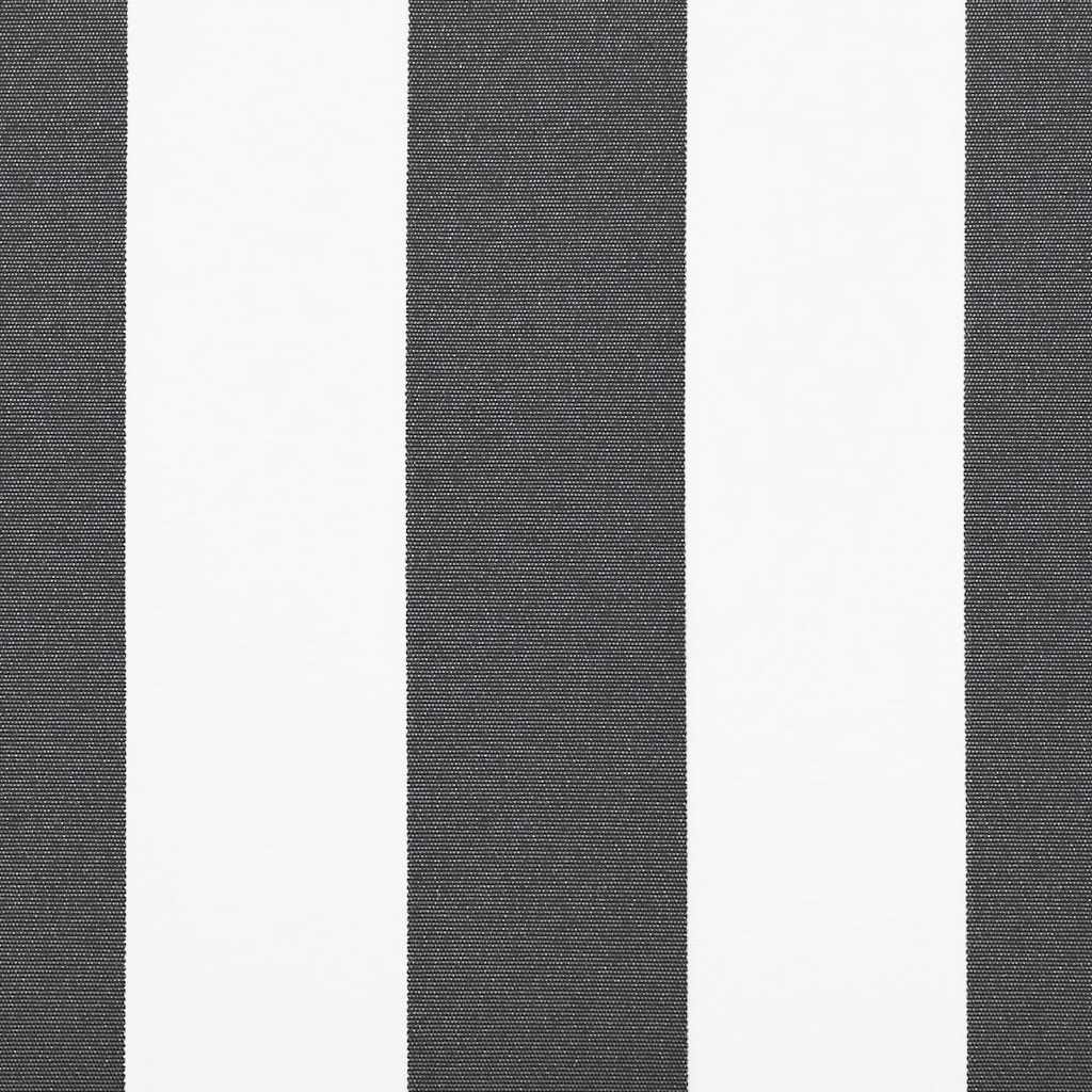 Luifel Uittrekbaar 4,5X3 M Stof En Aluminium Antraciet En Wit Anthracite And White (White Frame) 4.5 x 3 m