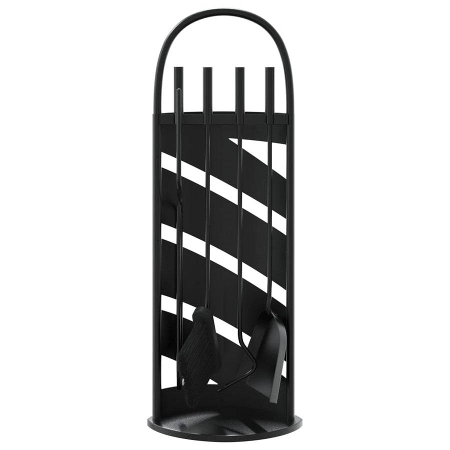 5-Delige Haardset 23X15X66 Cm Staal