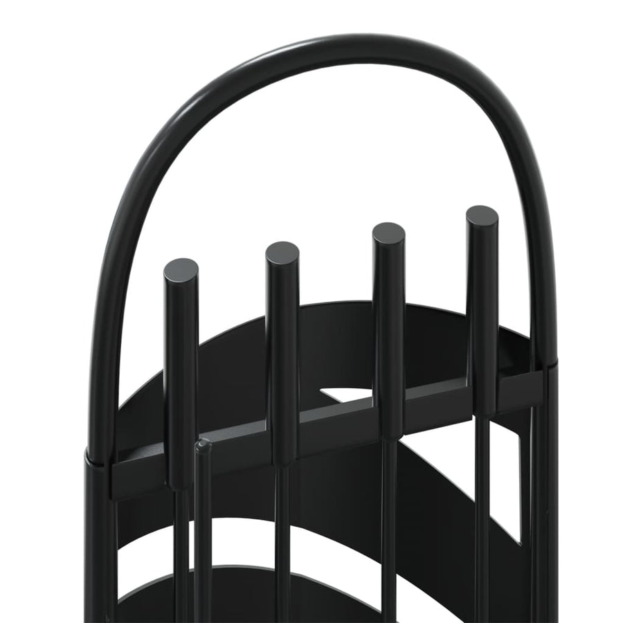 5-Delige Haardset 23X15X66 Cm Staal