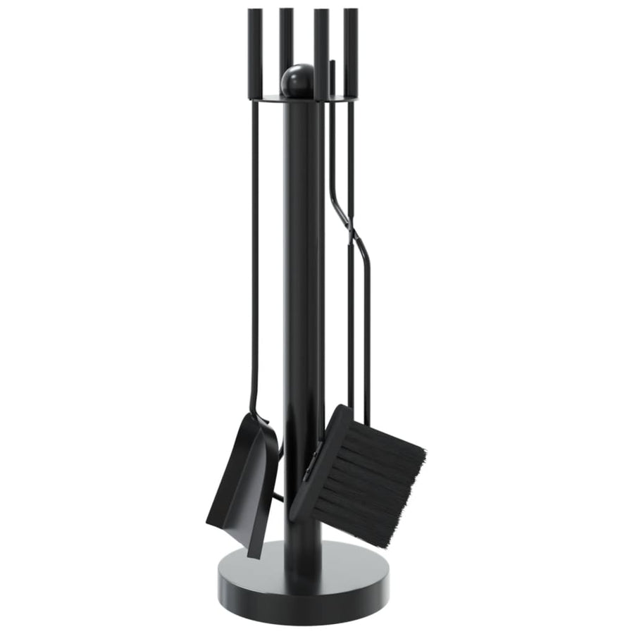 5-Delige Haardset 18X56 Cm Staal