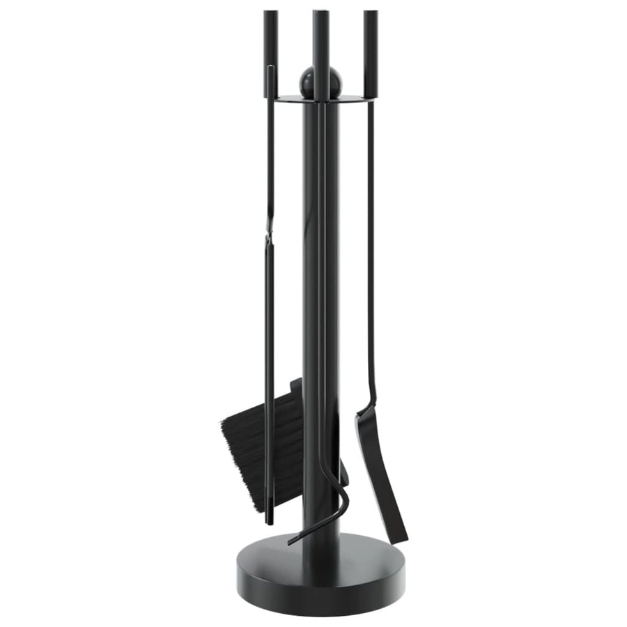 5-Delige Haardset 18X56 Cm Staal