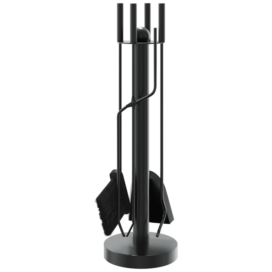 5-Delige Haardset 18X56 Cm Staal