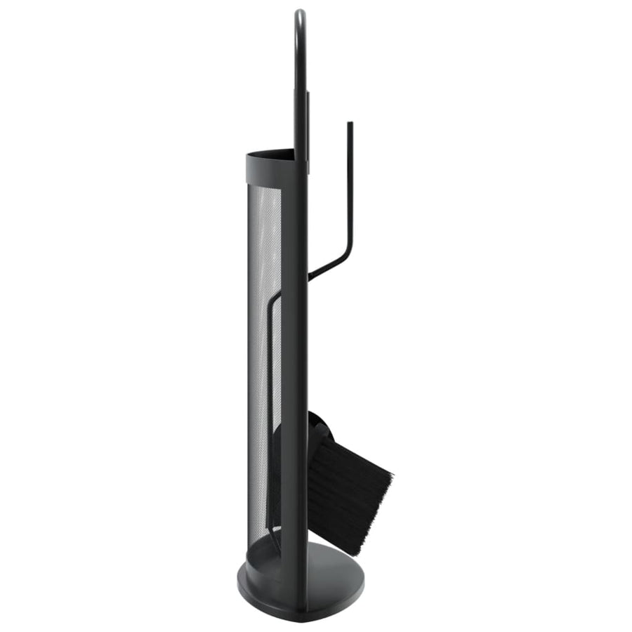 5-Delige Haardset 23X15X66 Cm Staal