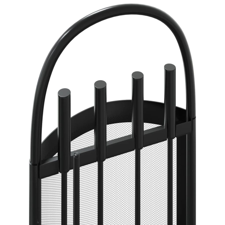 5-Delige Haardset 23X15X66 Cm Staal