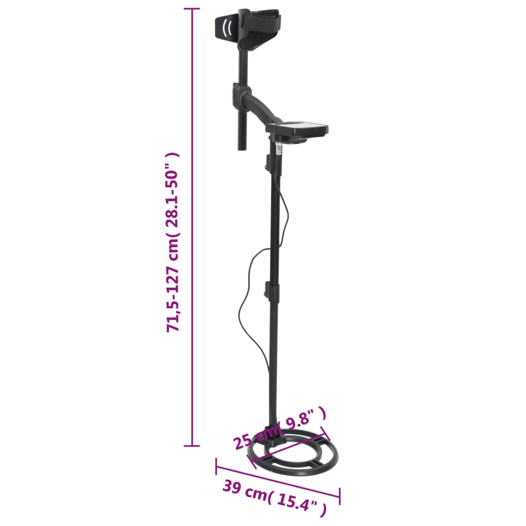 Metaaldetector auto-tune 18 cm zoekdiepte met pinpoint