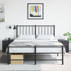 Nightstands 2 pcs 34.5x39x44 cm steel black