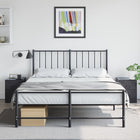Nightstands 2 pcs 34.5x39x44 cm steel black