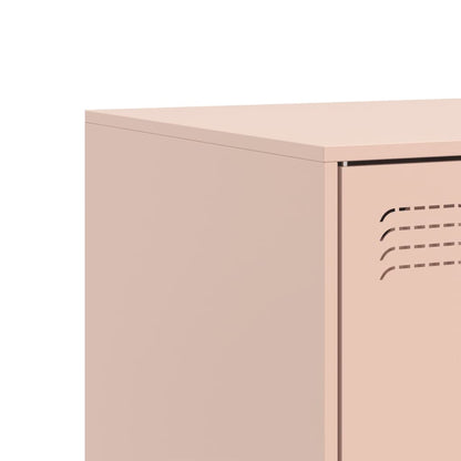 Tv-meubel 67x39x44 cm staal roze