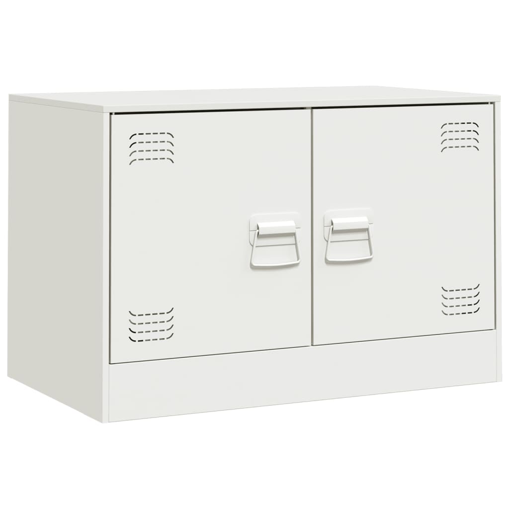 Tv-meubel 67x39x44 cm staal wit