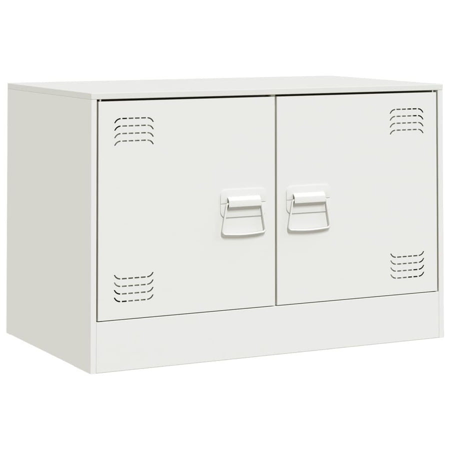 Tv-meubel 67x39x44 cm staal wit