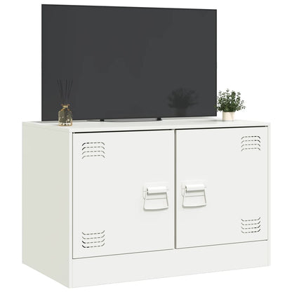 Tv-meubel 67x39x44 cm staal wit