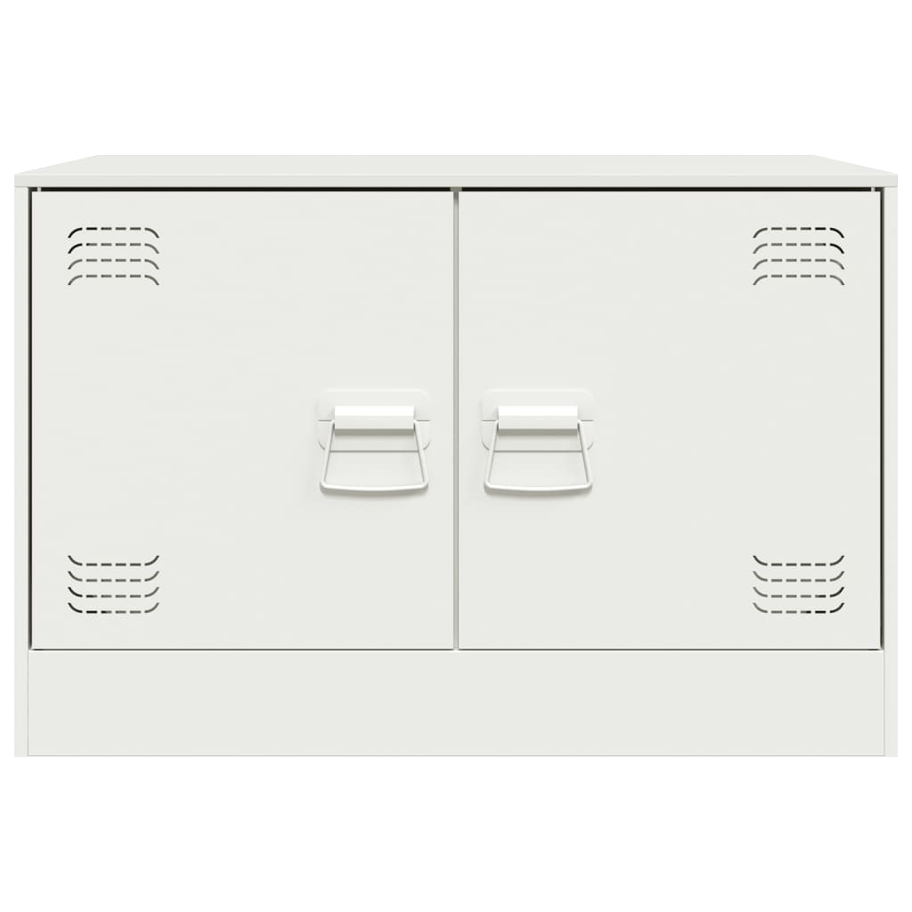 Tv-meubel 67x39x44 cm staal wit
