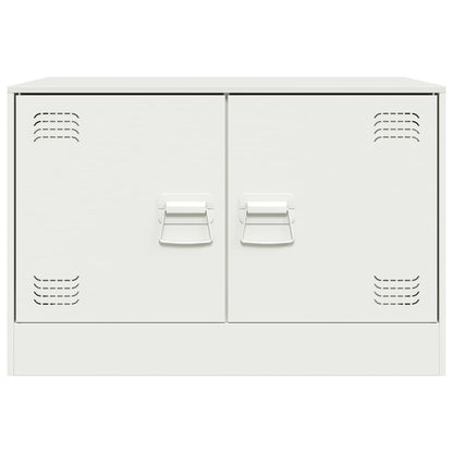 Tv-meubel 67x39x44 cm staal wit