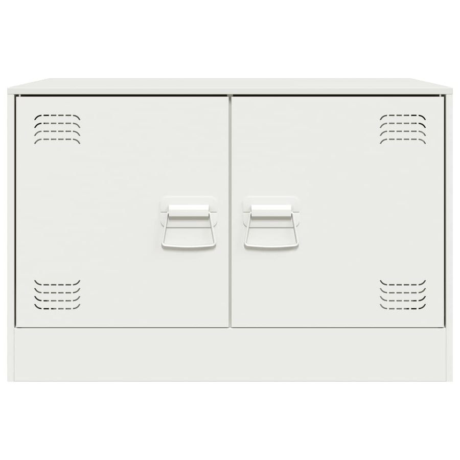 Tv-meubel 67x39x44 cm staal wit