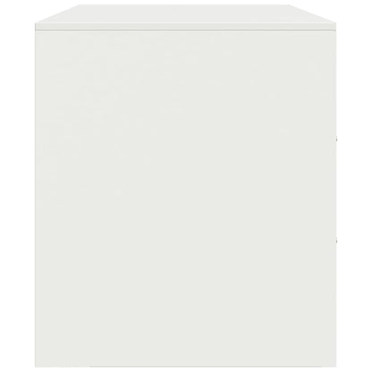 Tv-meubel 67x39x44 cm staal wit