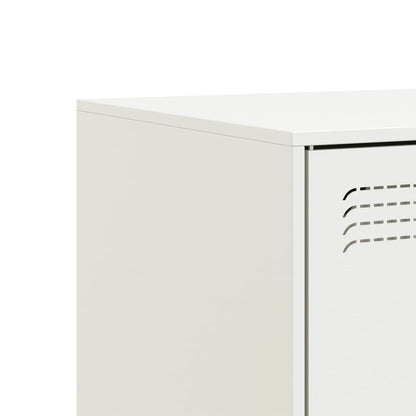 Tv-meubel 67x39x44 cm staal wit
