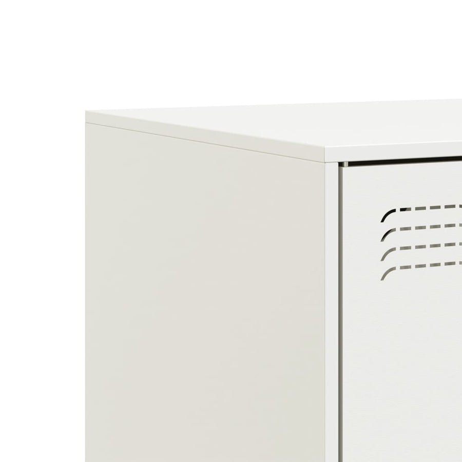 Tv-meubel 67x39x44 cm staal wit